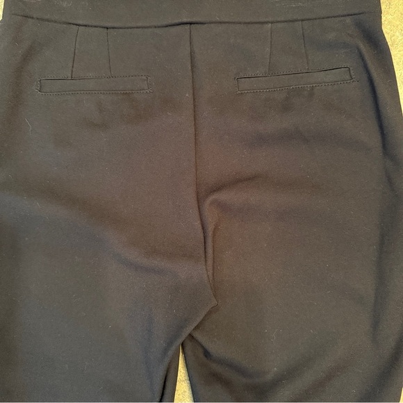 Jones New York Black Relaxed Dress Pants Slimming Stretch Gold Rivets Pull On SM - Picture 11 of 13